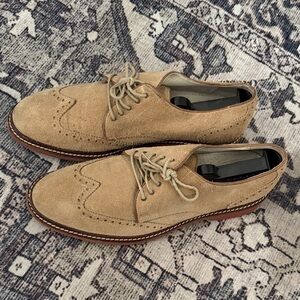 Cole Haan Men’s suede wingtip oxfords